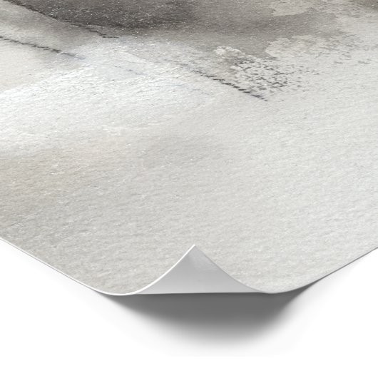 Mystische Objekte - grau Poster (Ecke)