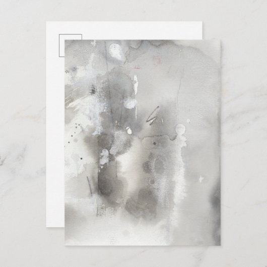 Mystische Objekte - grau Postkarte (Vorne/Hinten)