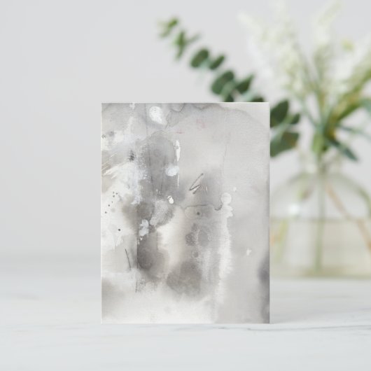 Mystische Objekte - grau Postkarte (Stehend Vorderseite)