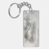 Mystische Objekte - grau Schlüsselanhänger (Vorderseite links)