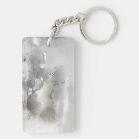 Mystische Objekte - grau Schlüsselanhänger (Rückseite)