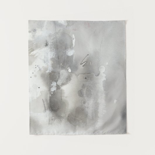 Mystische Objekte - grau Wandteppich (Vorderseite)
