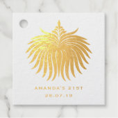 Mystische Ornamente Geschenkanhänger (Vorderseite)