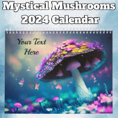 Mystische Pilze 2024 Kalender
