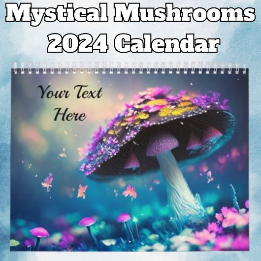 Mystische Pilze 2024 Kalender