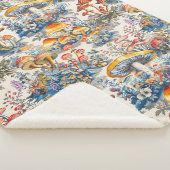 Mystische Pilze in Toile De Jouy Sherpadecke (3/4)