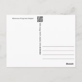 Mystische Pilze: Lebhafter Fungi Fantasia Postkarte (Rückseite)