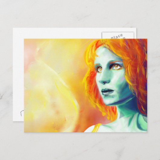 Mystische Postkarte (Vorne/Hinten)