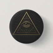 Mystische Pyramide - Wahrnehmungsemblem Button (Vorderseite)
