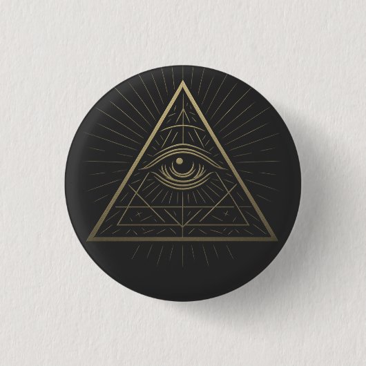 Mystische Pyramide - Wahrnehmungsemblem Button (Vorderseite)