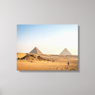 Mystische Pyramiden Leinwanddruck