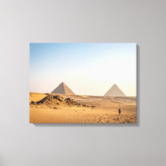 Mystische Pyramiden Leinwanddruck (Vorderseite)