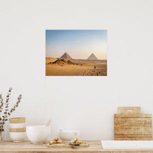 Mystische Pyramiden Poster