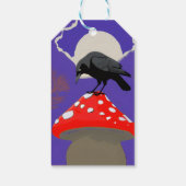 Mystische Raben Geschenkanhänger (Rückseite)