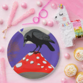 Mystische Raben-Papierplatten Pappteller (Party)