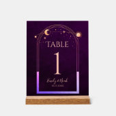 Mystische Regenbogen-Hochzeit Acrylschild (Vorderseite)