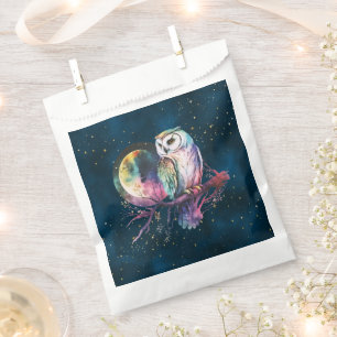 Mystische Regenbogenschale und Vollmond-Celestie Geschenktütchen
