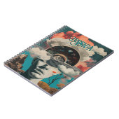 Mystische Retro Collage okkultistische Astrologie  Notizblock (Linke Seite)