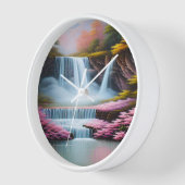 Mystische rosa Uhr der Wall (Winkel)