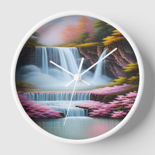 Mystische rosa Uhr der Wall (Vorderseite)