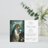 Mystische Rose kann Kronen Einladung (Stehend Vorderseite)