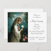 Mystische Rose kann Kronen Einladung (Vorne/Hinten)