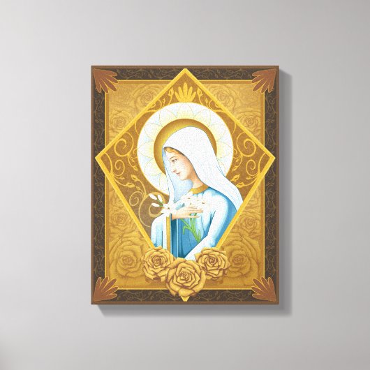 Mystische Rose Leinwanddruck (Vorderseite)