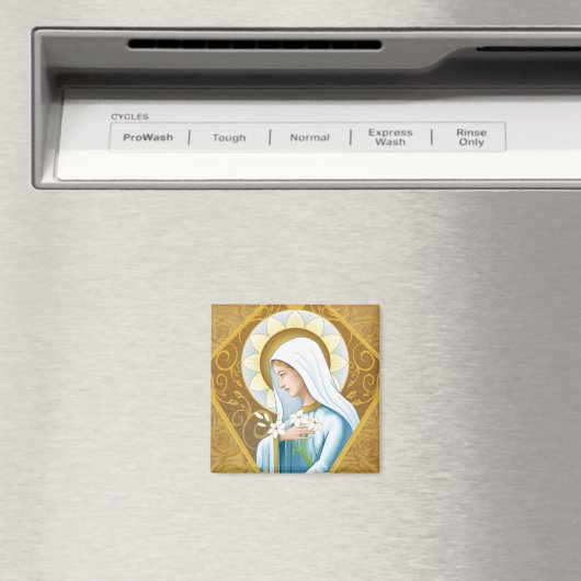 Mystische Rose Magnet (In Situ (Geschirrspüler))