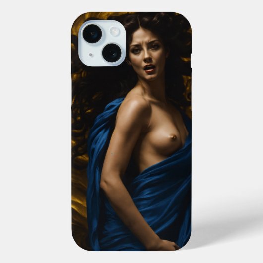 Mystische Ruhe: Caravaggios Medusa iPhone 15 Case-Mate iPhone Hülle (Rückseite)
