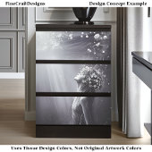 Mystische Ruhe unter Wasser Mermaid V8 Decoupage Seidenpapier