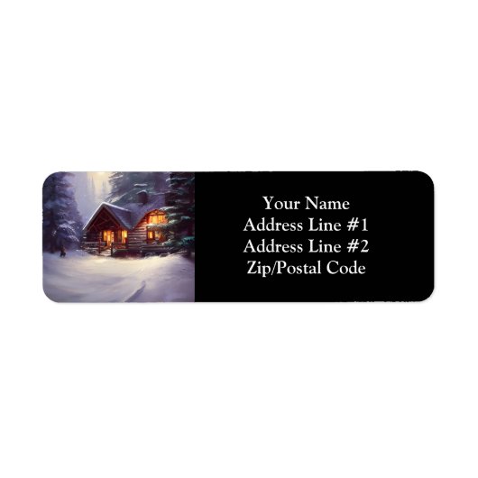 Mystische Rundholzhütte inmitten der Evergreens (Vorne)