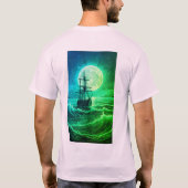 Mystische Sammlung von Mondlicht: Meerjungfrau und T-Shirt (Rückseite)