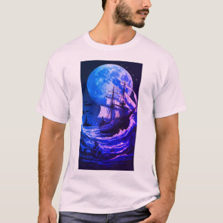Mystische Sammlung von Mondlicht: Meerjungfrau und T-Shirt