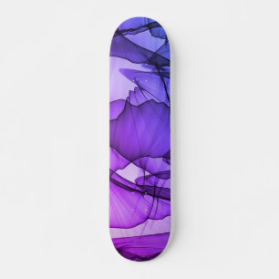 Mystische Schicht von Pflaumen Skateboard