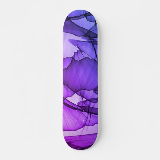 Mystische Schicht von Pflaumen Skateboard (Vorne)