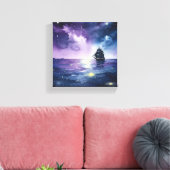 Mystische Schiffsmauer Leinwand Kunst - über Sta s (Insitu (Wohnzimmer))