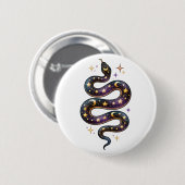 Mystische Schlange Button (Vorne & Hinten)