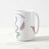 mystische Schlange Kaffeetasse (VorderseiteRechts)