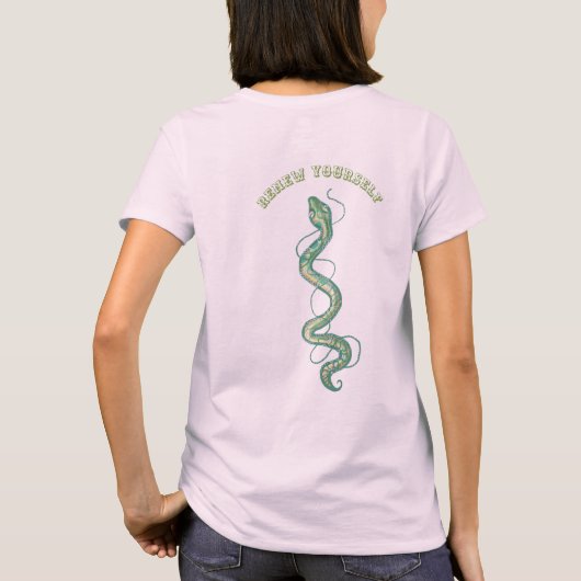 mystische Schlange T-Shirt (Rückseite)