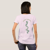 mystische Schlange T-Shirt (Schwarz voll)