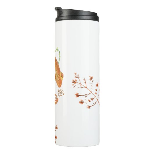 mystische Schlange Thermosbecher (Nach rechts gedreht)