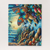 Mystische Schmetterlinge Puzzle (Vertikal)