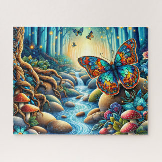 Mystische Schmetterlinge Puzzle