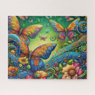 Mystische Schmetterlinge Puzzle