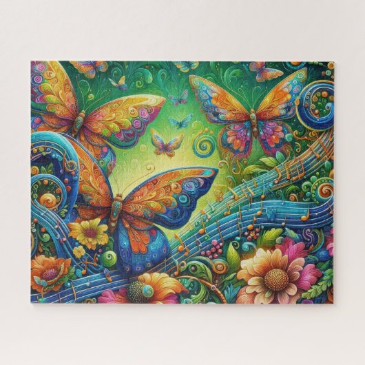Mystische Schmetterlinge Puzzle (Horizontal)