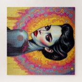 Mystische Schönheit im kosmischen Licht Puzzle (Horizontal)