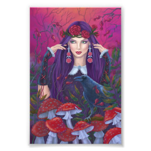 Mystische Schönheitsfantasy-Kunst Fotodruck