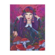 Mystische Schönheitsfantasy-Kunst