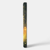 Mystische schwarze Katze unter glühendem nächtlich Case-Mate iPhone Hülle (Rückseite / Links)