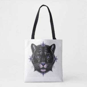 Mystische schwarze Panther-Fantasy-Tragetasche Tasche